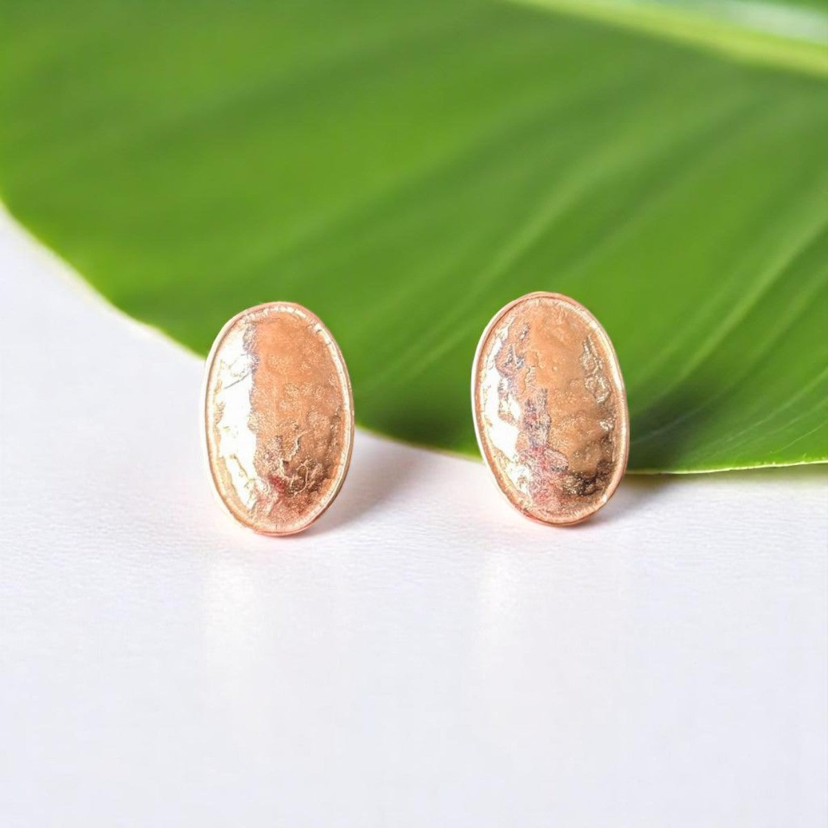 Mood Rose Gold Silver Earrings