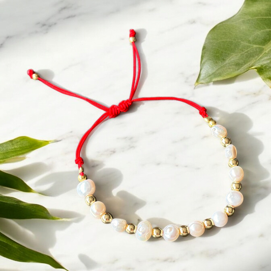 Freshwater Pearls and Sterling Silver Bracelet
