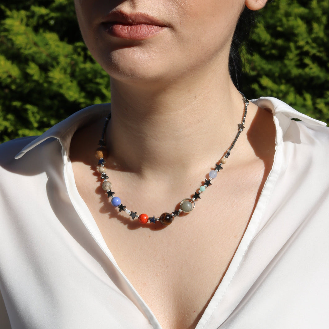 Bibi van der Velden Big Galaxy Planet Gold Necklace – Bibi van der Velden |  Fine Jewellery